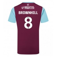 Camisa de Futebol Burnley Josh Brownhill #8 Equipamento Principal 2024-25 Manga Curta